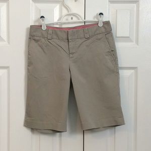 Tan Banana Republic Bermuda Shorts